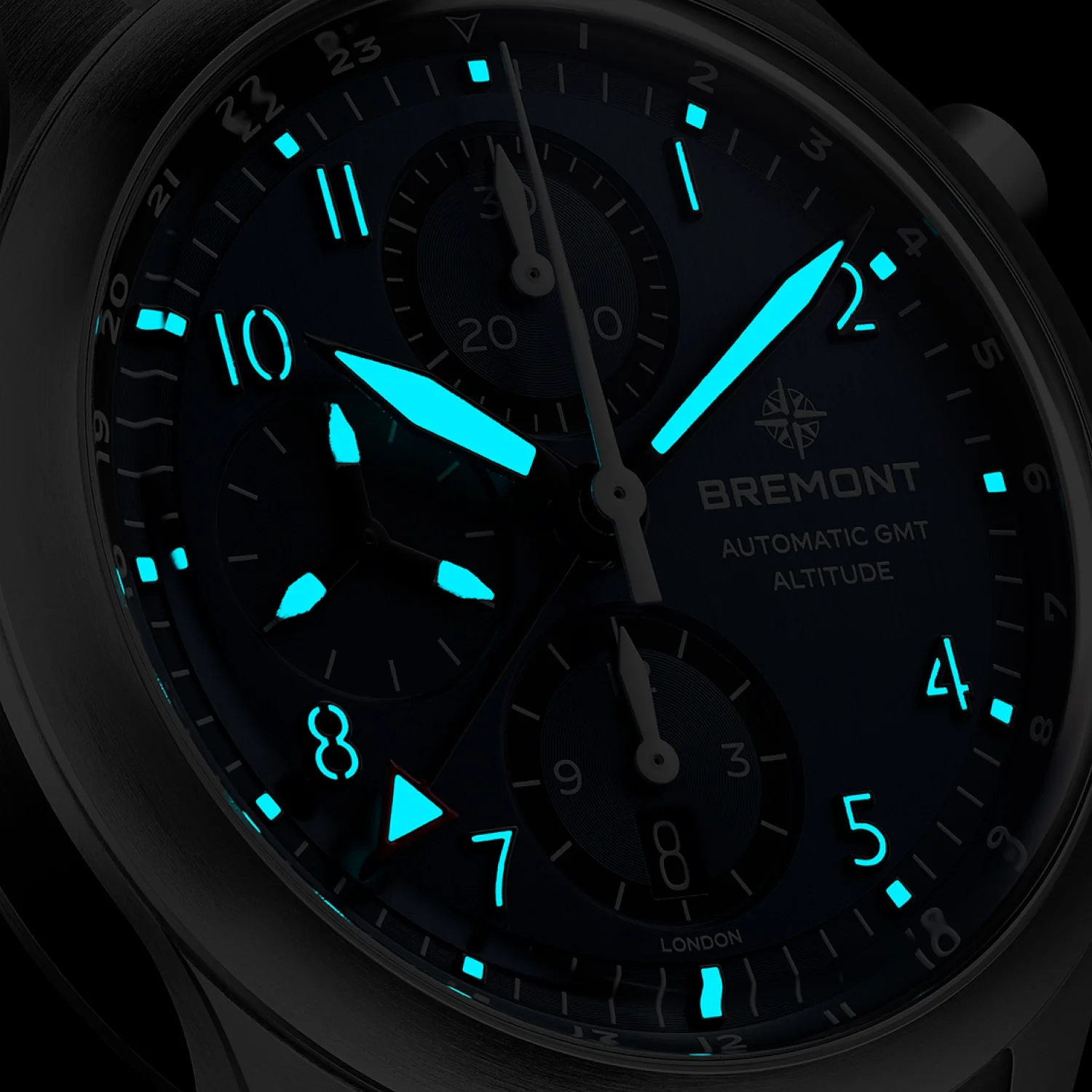 Altitude 42mm Chronograph GMT Blue Dial Bracelet - Image 6