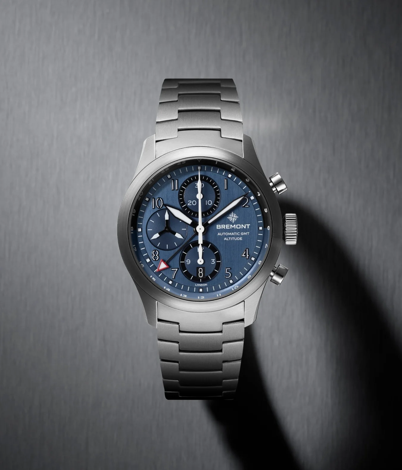 Altitude 42mm Chronograph GMT Blue Dial Bracelet - Image 7