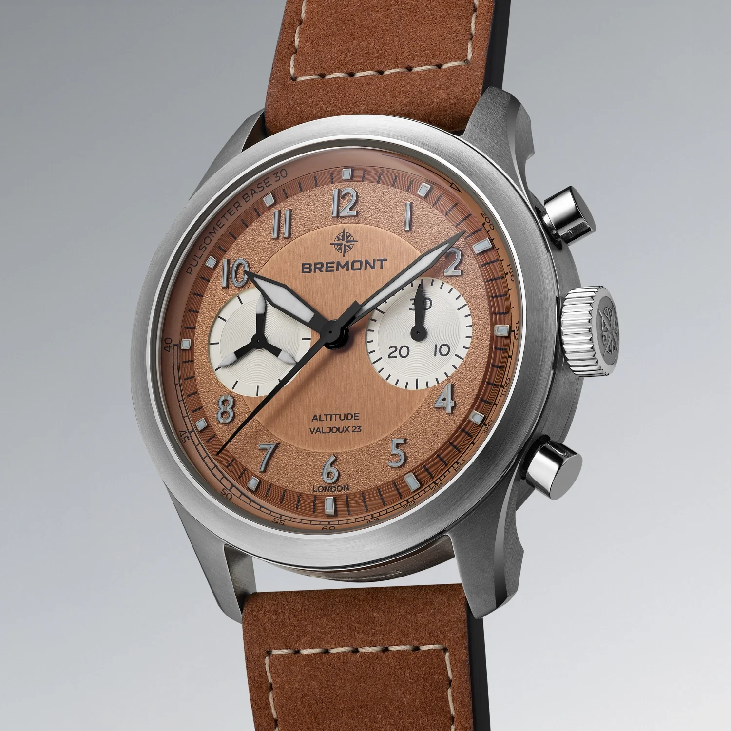 Altitude Chronograph Pulsograph Valjoux 23 - Image 4