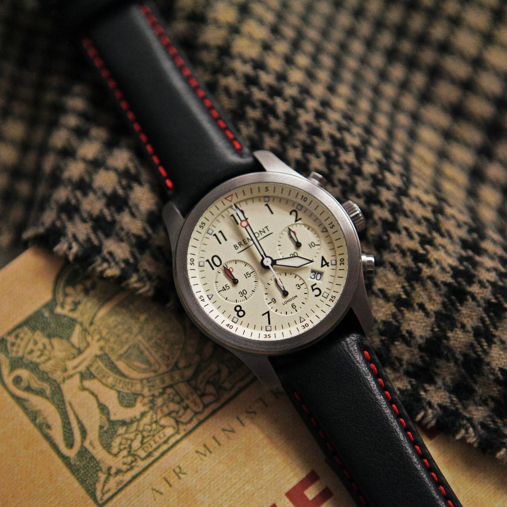 Leather Strap - Black/Red - Image 3
