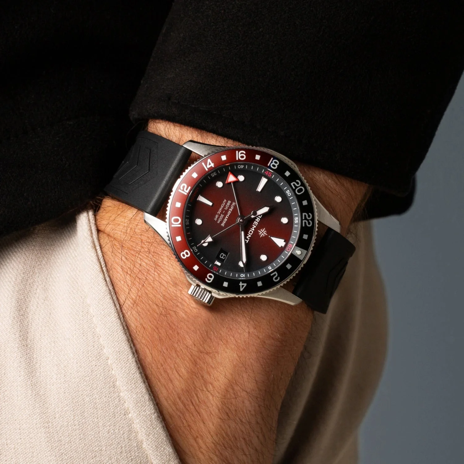 Supermarine 300M GMT, 'Ember' Red - Image 3