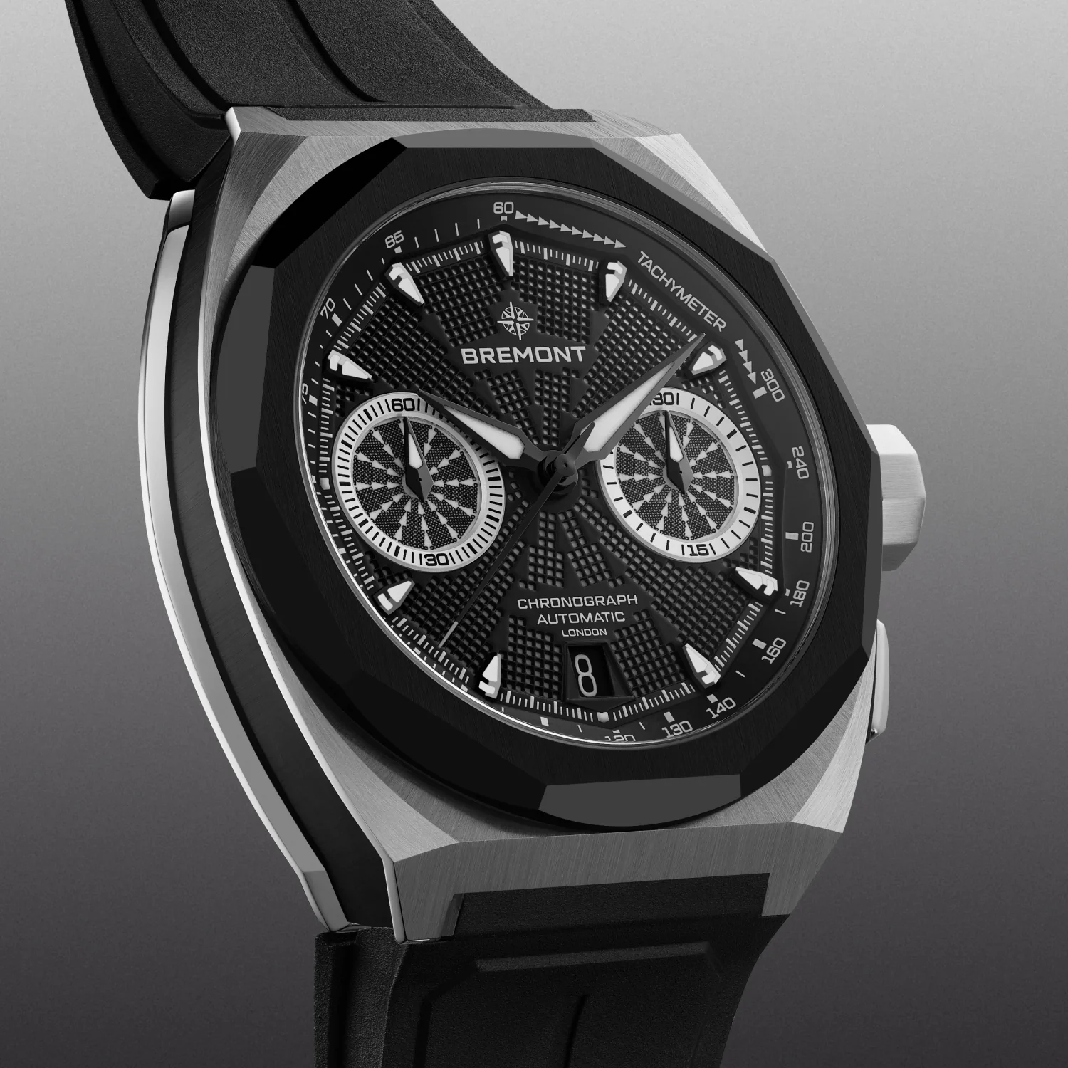 Supernova 41mm Chronograph Rubber Strap - Image 5